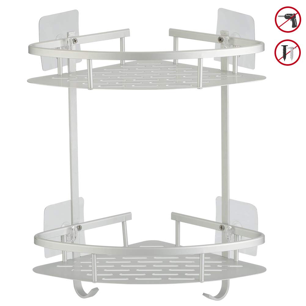 Best no drill shower shelf