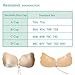 [New Version] Adhesive Bra Push up Bra Backless Bra with Drawstring, Invisible Bras for Women