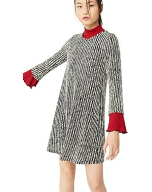 Mango Women's Jacquard Jersey Dress
