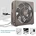 OPOLAR 8 Inch Desk Fan(Included Adapter), USB Operated, 4 Speeds+Natural Wind, Timer, Quiet Operation, Seven Blades, Adjustable Angle, Desktop Personal Cooling Fan for Office, Living Room, Bedroom