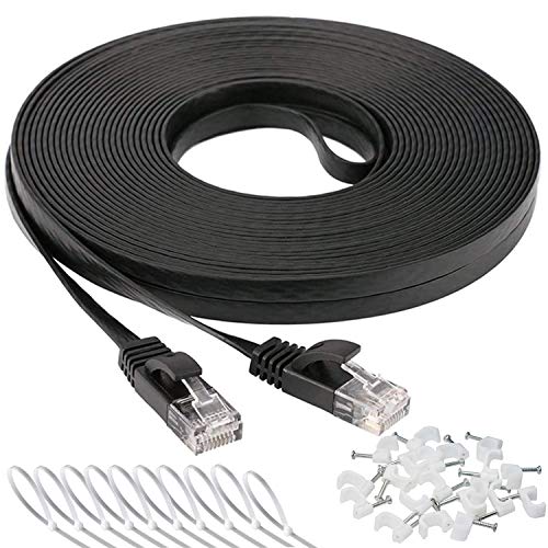 DAYEDZ Cable 50 ft, Cat 6 LAN Cable Cord, Slim Long