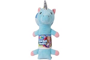 Cloudz Kids Plush Seat Belt Buddy Travel Pillow Seat Belt Cover - Unicorn