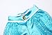 ReliBeauty Girls Sequin Princess Costume Set, Blue, 8-10