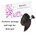 Msbeauty Brazilian Remy Silky Straight Hair weave 1 Bundles of 18 inch 100g Straight Virgin Human Hair Natural Color