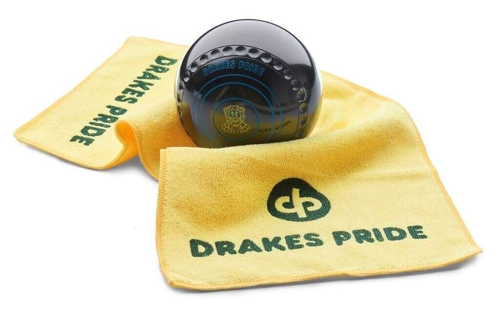 Drakes Pride MICROFIBRE YELLOW BOWLS TOWEL##B6305