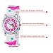 Zeiger Toddler Fashion Children Kids Watches Girls Age 5 - 7 - 10 Time Teacher, Cartoon Character 3D Butterfly Silicone Band -White