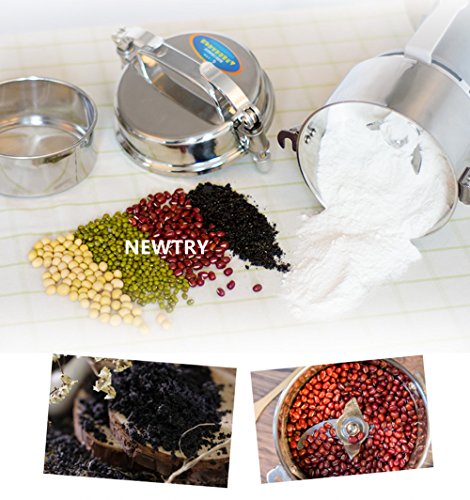 NEWTRY 300g Electric Stainless Steel Pulverizer Blender Herb Mixer Household Food Mill Grain Coffee Grinder Superfine For Chinese Medicinal Materials Spice Flavoring 110V/220V