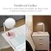 Tenergy Cordless LED Vanity Mirror Portable Multifunctional Lighted Makeup Mirror with Cosmetic Tray Battery Powered Desk Lamp