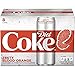 Diet Coke Sleek Can, Zesty Blood Orange, 12 Fluid Ounce (Pack of 8)