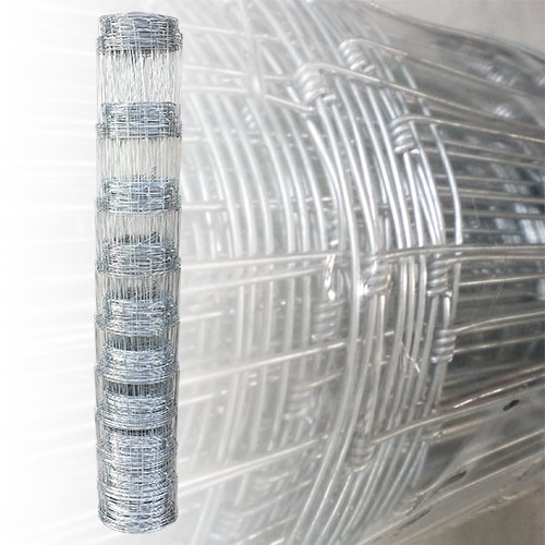 Garmix Wildzaun 150cm Weidezaun Gartenzaun Forstzaun Knotengeflecht (150/12/15)