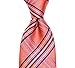 Classic Coral and Navy Blue Silk Plaid Check Tie | The London Tie | TieThis