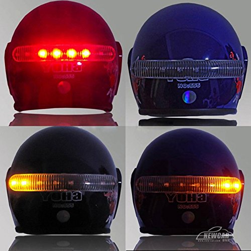 Buy Amotor Wireless Waterproof 8 LED Motorcycle Helmet Safety Light Online at desertcartUAE
