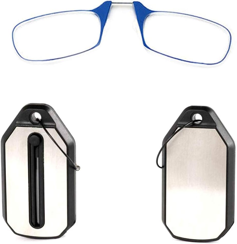 Occhiali Da Lettura Occhiali Da Lettura Per Naso Con Clip Portachiavi All In One Mini Occhiali Da Lettura Occhiali Da Lettura Portatili Senza Gambe Per Anziani - Foto 2