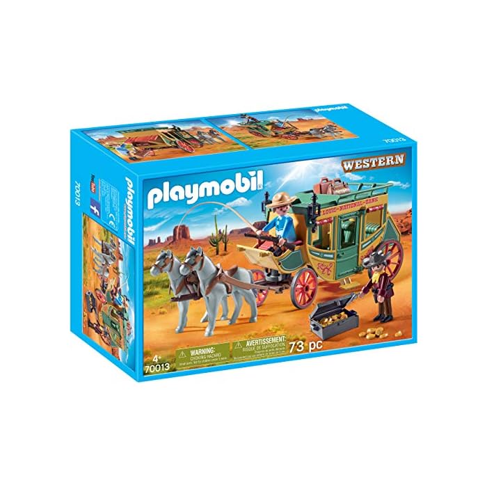 PLAYMOBIL- Diligencia Juguete, Multicolor (geobra Brandstätter 70013)