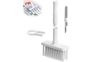 5-in-1 Keyboard Brush Cleaning Kit – Multi-Function Electronics Cleaner for Laptop, Earbuds, Camera, and More – Compact Compu