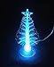 ZERO121 Colorful Christmas Tree Mini Christmas Tree USB Christmas Tree Mini USB Powered 7 Colors Fiber Optic Seasonal Decorative Christmas Tree(Color Changing) (Microfiber)