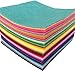 longshine-us 40pcs 4inches x 4inches 1mm Thick Acrylic Stiff Felt Nonwoven Fabric Sheet Pack DIY Craft Patchwork Sewing Squares Assorted Colors for Hobby Crafter