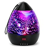 Star Projector, LBell Newest Star Sky Baby Night Light-360 Degree Rotating Cosmos Star Projection Lamp with Timer Auto-Shut, Color Changing, for Baby Kids Bedroom, Christmas Gift