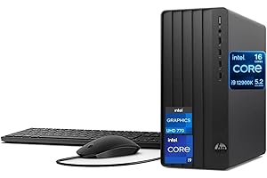 HP Pro Tower 290 G9 Business Desktop, Intel Core i9-12900K Processor (16 Cores, Up to 5.2GHz), 64GB RAM, 2TB PCIe SSD, Support 4K, HDMI, VGA, Wi-Fi, Bluetooth, Keyboard & Mouse, Windows 11 Pro