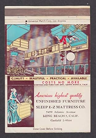 Unfinished Furniture Sleep E Z Mattress 5459 Atlantic Long Beach