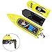 UD Ud08 Remote Control Boat: for Pools, Lakes & Rivers, Fast RC Boat for Adults & Kids with 2.4Ghz Radio Controller, Self-Righting Remote Control Electric Toy Boats, Included Two Batteries, Yellow