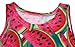 Women's Multi Digital Printed Crop Vest Tank Tops (Watermelon)