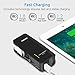 PISEN 2-in-1 Portable Charger - External Battery Pack with Foldable AC Plug - 5000mAh Power Bank for iPhone, iPad, Android, Tablets, Samsung Galaxy and More (Black)