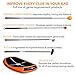 Orange Peel Balance Trainer Aid for Improved Balance by Orange Whip Golf - Upgrade Option with Resistance Band Fitness Training (Orange Peel – One Size)