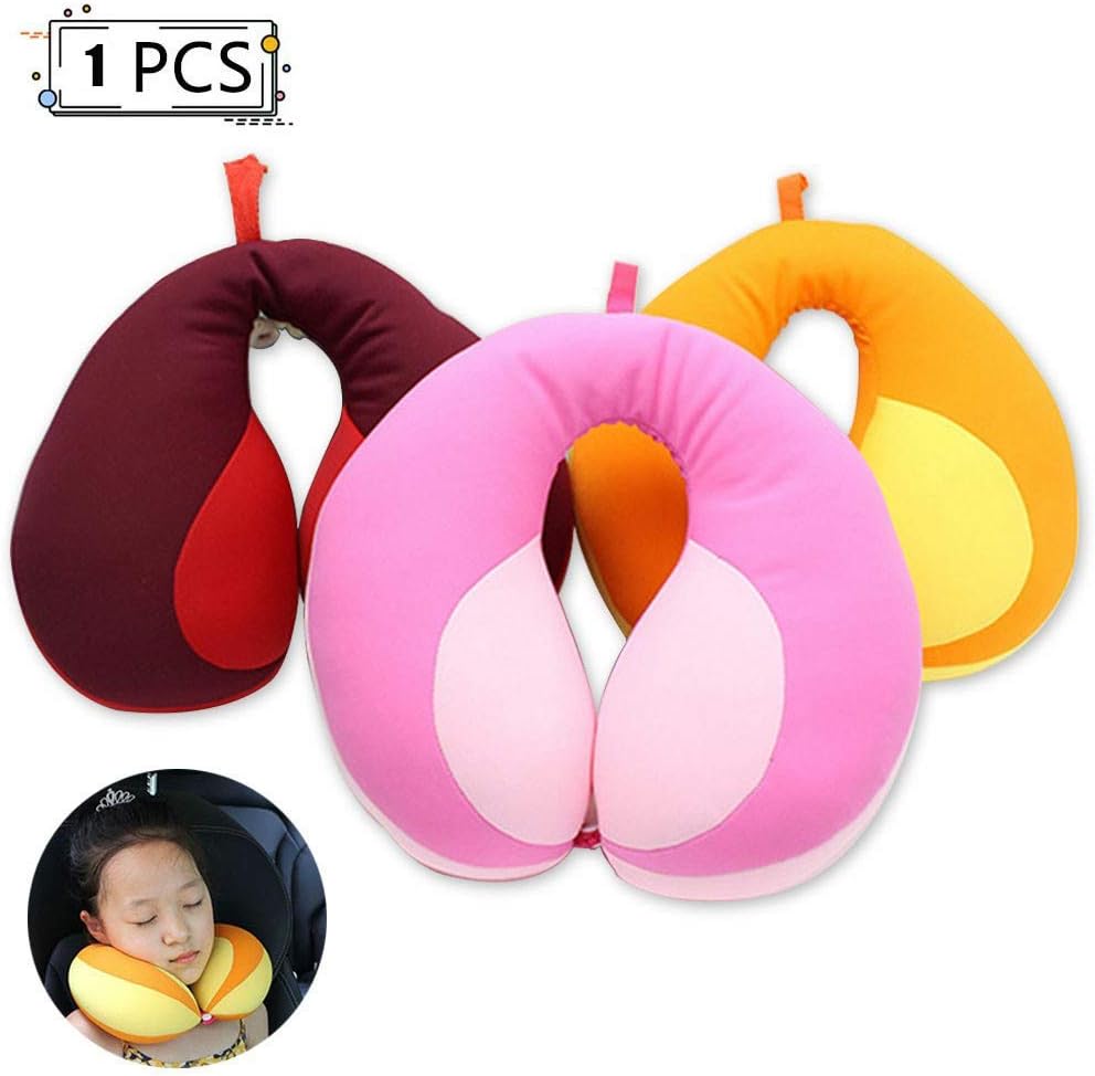 Kid Car Seat Neck Support Pillow, Adjustable For Safe Sleeping Travel