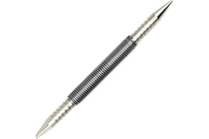 WHLLING Dual Head Nail Setter, Hammerless 1/32″& 1/16″ Spring Nail Set, 3500 PSI Striking Force Counter Punch