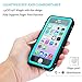 SPIDERCASE iPhone 5/5S/SE Waterproof Case, Full Body Protective Cover Rugged Dustproof Snowproof Waterproof Case Touch ID iPhone 5S 5 SE, NOT for SE 2020 4.7 INCH(Blue&Clear)