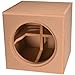 Knock-Down MDF 1.5 cu. ft. Subwoofer Cabinet for Dayton Audio 12