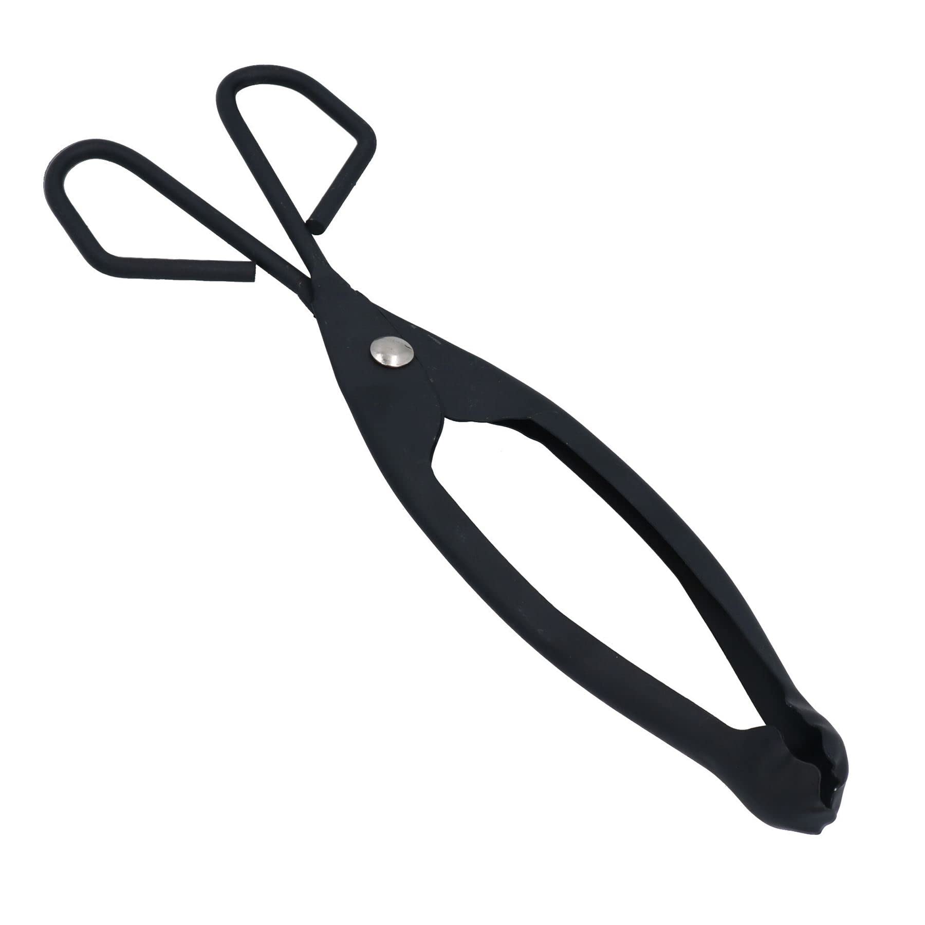 AB Tools Straight Log Tongs Metal Fireplace Firepit Wood Coal Scissor Grabber Campfire