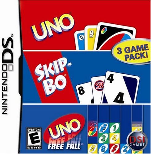 Uno Skip Bo Uno Freefall Nds