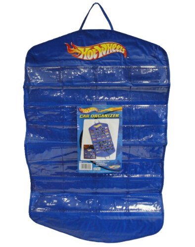 Mattel Hot Wheels Vinyl Hanging Toy Diecast Car Carrying Case Organizer