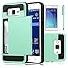 Galaxy Grand Prime Case, EC [Shockproof][Drop Protection] Hybrid Dual Layer Slim Wallet Case with Card Slot Holder Hard Shell Cover for Samsung Galaxy Grand Prime G530 (Green)