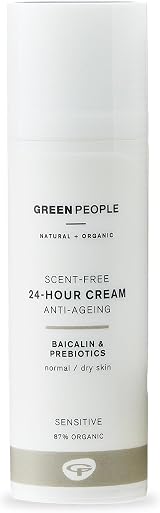 Green People Scent Free 24 Hour Face Cream Sensitive Skin Firming Vegan Natural view 1