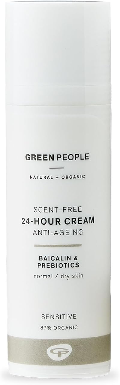 Green People Scent Free 24 Hour Face Cream Sensitive Skin Firming Vegan Natural