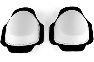 MOTO4U Universal Motorcycle Racing Knee Slider In White