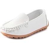 Fudaolee Boys Girls Loafers Dress Flats Slip-On Oxford Casual Moccasins School Walking Boat Shoes(Toddler/Little Kid/Big Kid)