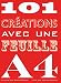 101 créations avec une feuille A4 by 