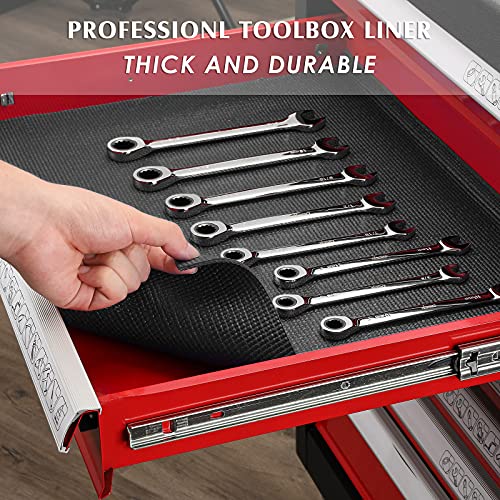 MIXPOWER Professional Tool Box Liner and Drawer Liner,Easy Cut NonSlip