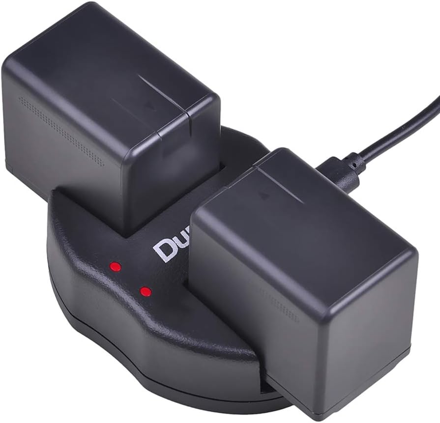 DuraPro 2Pcs 3900mAh VW-VBT380 VBT380 Battery + Micro Dual USB Charger for Panasonic VW-VBT380 VW-VBT190;HC-V180 V210 V250 V380 V500 V707 V727 V750 V770 VX870 VXF999 W850 WX970 Cameras - Image 5