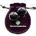 Kegel Exercisers 2-pcs Set, Undrilled,1.2' Diameter, Black Obsidian Gemstone, for Kegel Exercises to Train and Strengthen Pelvic Floor Muscles to Counter Urine Incontinence