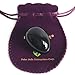 Polar Jade Drilled Obsidian Egg, Entry Level Affordable, Medium Size (43x30mm)