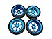 sea jump Accessories Parts 4Pcs Remote Control car Alloy & Tires RC Car Wheels for 1/18 Wltoys A959 A969 A949 A979 K929, Alloy