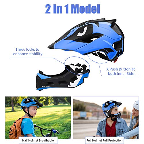 Kids Bike Helmet 3-15 Years, CE Certified Breathable Ultralight Adjustable Cycling Helmet Toddler for Bicycle, Skateboard, Scooter, Rollerblading, Children Protective Gear (20-22 Inches) (5 Colors)