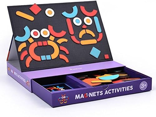 MiDeer Magnetic Board Jigsaws Puzzle Game Magnetic Activities Educational Toys Set for Kids Boys Girls