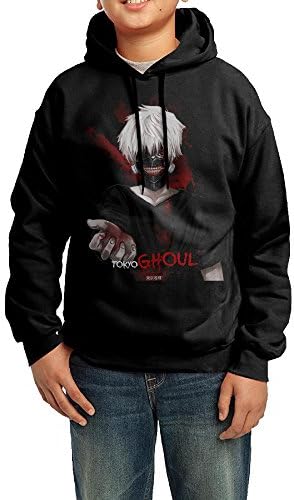 Japanese Anime Tokyo Ghoul Mask Unisex Youth Printed Hooded Sweatshirt