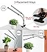 [2018 Upgraded] 18W Dual Head Timing LED Grow Lamp 36 LED Chips 2-Mode with Red/Blue Spectrum for Indoor Plants, Timer 3/6/12H, 5 Dimmable Levels, Adjustable Gooseneck